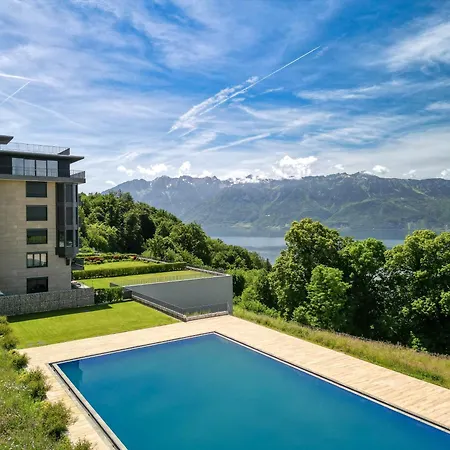 Appartamento Terrasses De Lavaux-3 Luxe&détente Terrasse Piscine Vue Montagnes Et Puidoux