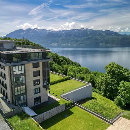 Terrasses De Lavaux-3 Luxe&détente Terrasse Piscine Vue Montagnes Et * Puidoux