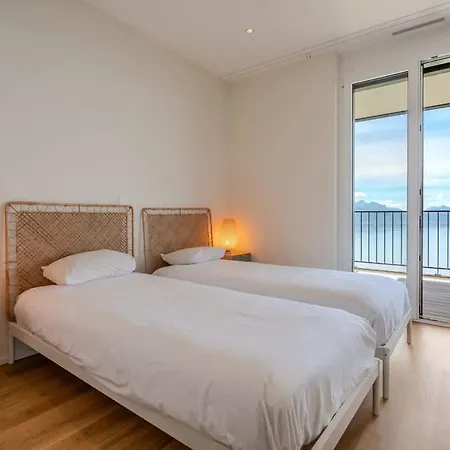 Appartamento Terrasses De Lavaux-3 Luxe&détente Terrasse Piscine Vue Montagnes Et Puidoux
