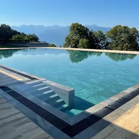 Terrasses De Lavaux-3 Luxe&détente Terrasse Piscine Vue Montagnes Et Appartamento Puidoux