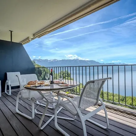 Terrasses De Lavaux-3 Luxe&détente Terrasse Piscine Vue Montagnes Et * Puidoux